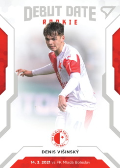 Denis Visinsky Slavia Praha SportZoo FORTUNA:LIGA 2020/21 2. serie Debut Date Rookie #DR15
